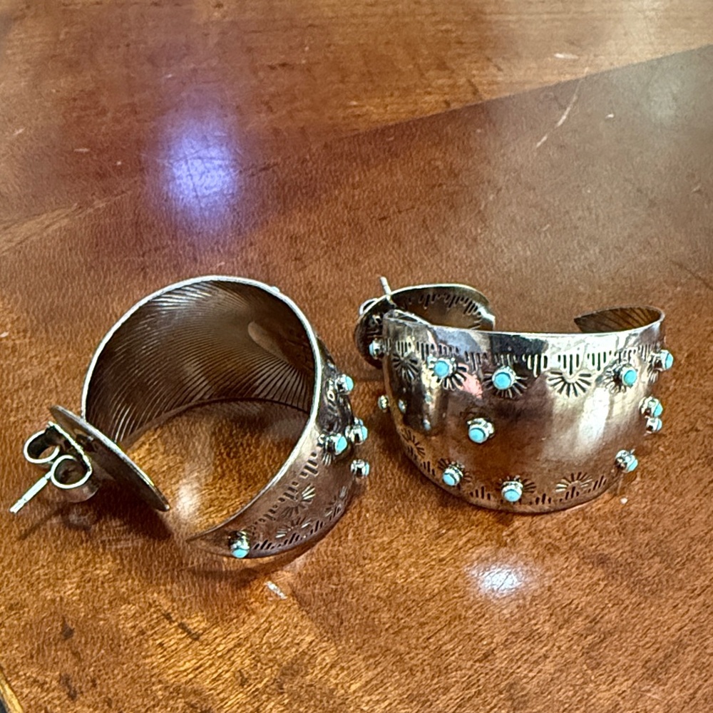 Gas Bijoux Sterling Silver Hoop Earrings From Anthropologie!!🔥🔥🔥